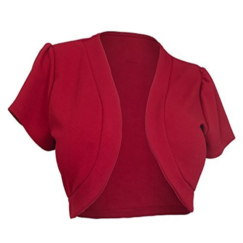 

Cardigan Woman Open Stitch Women's Sweaters Outerwear Women Cardigan Mujer 2023 Short Sleeve Shrug Bolero Casaco Feminino