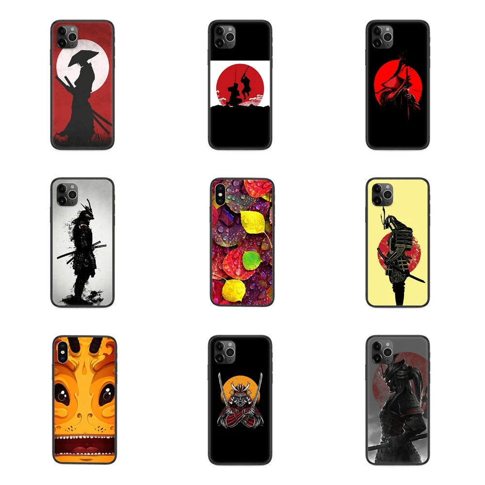 Большой черный чехол трендовый 3D японская самурайская ниндзя маска для Huawei Mate 40