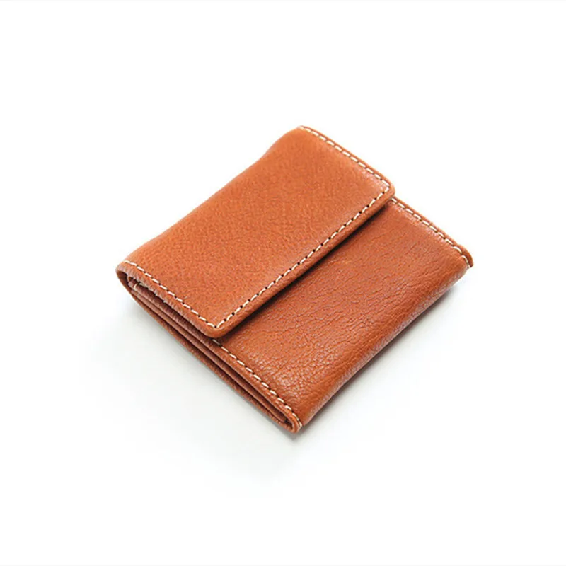 Винтажный Мини клатч для монет кошелек с держателем карт мужские кошельки из