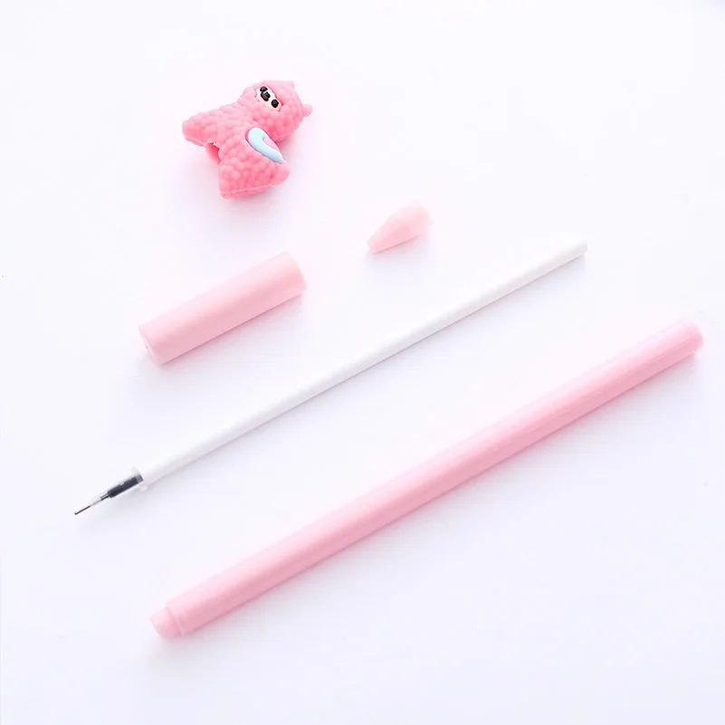 Colored Alpaca Gel Pen Cute Animal Stationary Goods Kawaii School Accessories Office Supply Kawai Stationery Party Favor Thing | Канцтовары