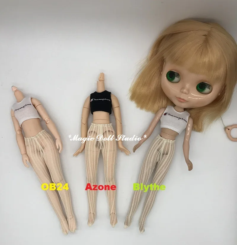 [MG551] Бесплатная доставка аксессуары для кукол Blythe #3 шт. сетчатые полосатые