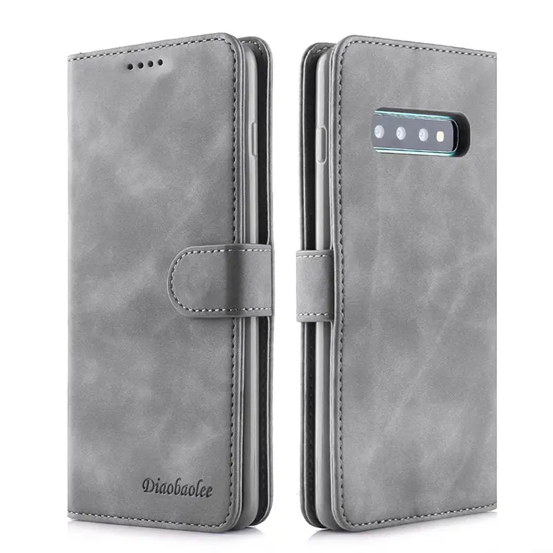 Чехол для samsung galaxy S10 5G Роскошный кожаный флип бумажник чехол телефона S10E