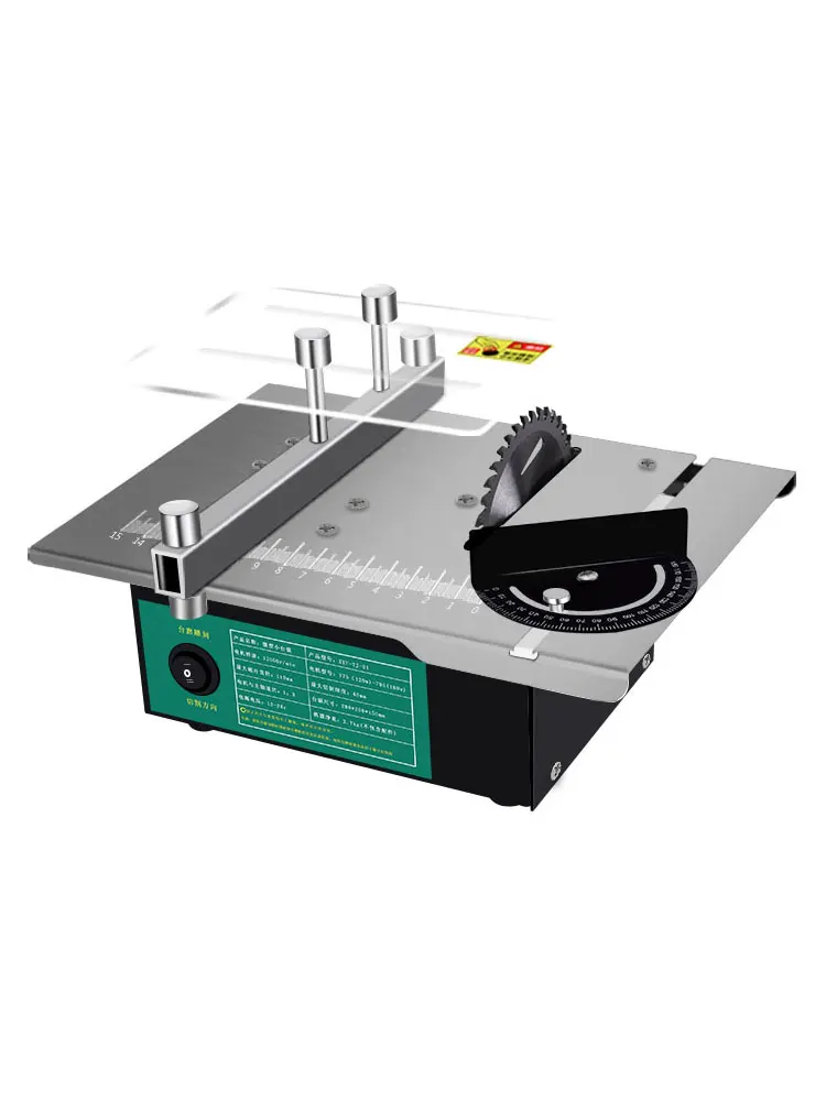 

12-24V Mini Multifunctional Table Saw Angle Adjustable Electric Desktop Saw Household DIY Cut Grinding Tool Woodworking Lathe Ma