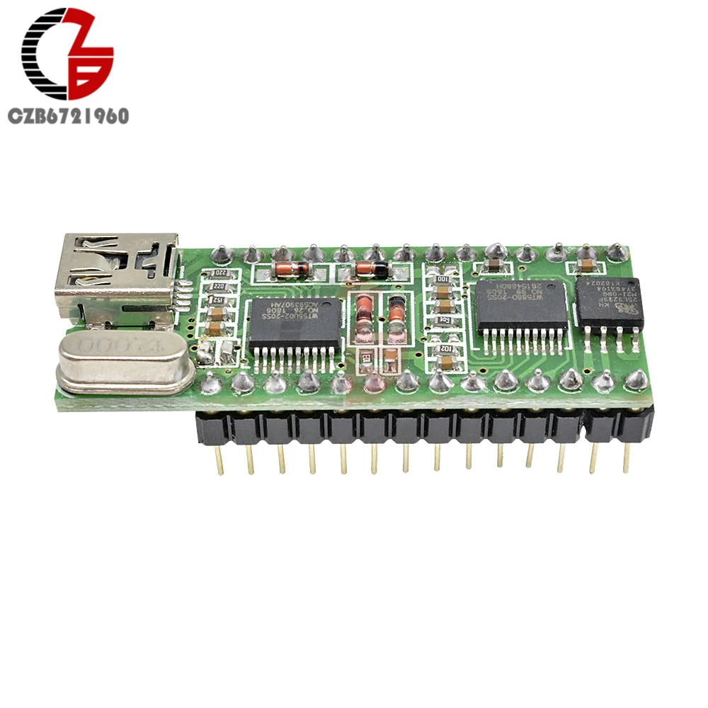 WT588D-U-32M звуковая плата управления 5 в мини USB WT588D-U Голосовая плата управления 32 м DC 2,8 В 5,5 В ЦАП ШИМ WAV выход