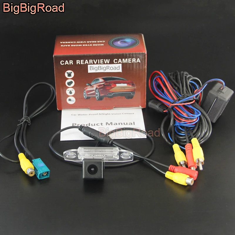 

BigBigRoad For Volvo XC60 S60 S60L 2009~2015 S80 S80L 2012 2013 2014 RCA Interface For Original Screen Compatible backup Camera
