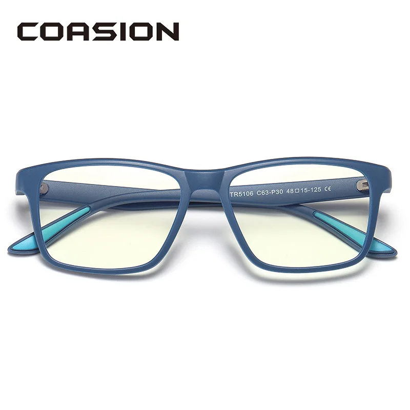 Очки компьютерные COASION TR90 с гибкой оправой и блокировкой светильник|Антибликовые