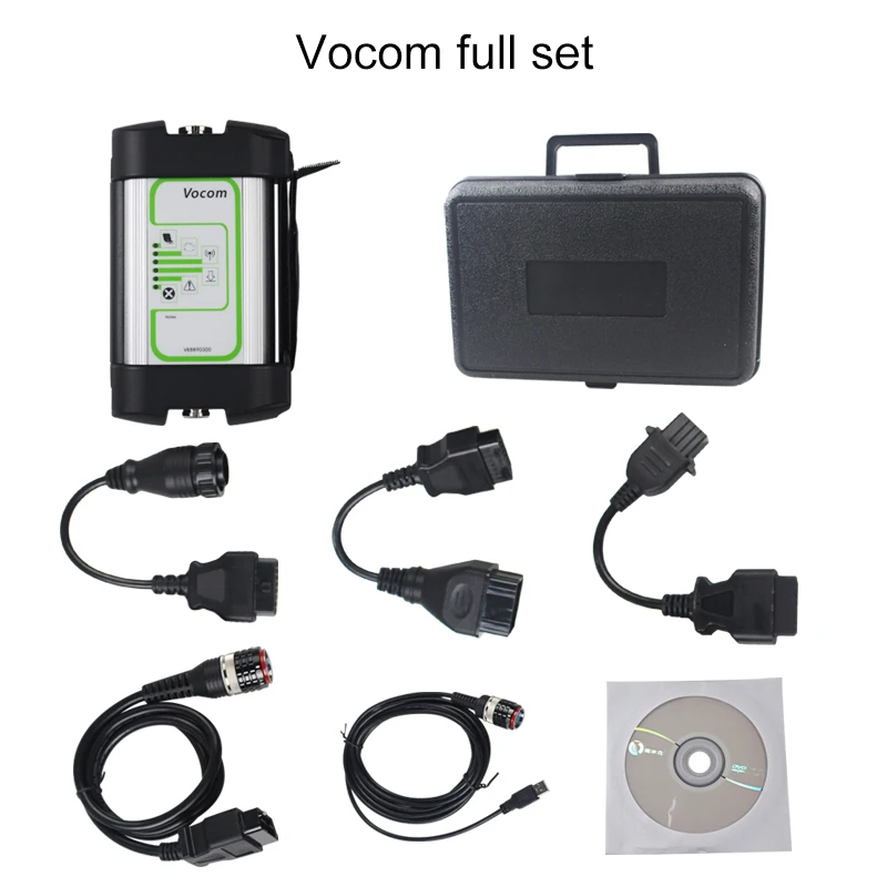 vocom full set Сверхмощный Для Volvo vocom 88890300 грузовик диагностический для UD/для Mack/ForVolvo Vocom интерфейс Поддержка онлайн обновления - Цвет: vocom full set