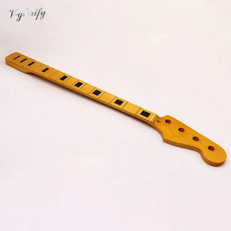 electic bass gitarre neck 4 string gelb jb e gitarre hals jb hals kanada ahorn holz matte 20f jumbo gitarre hals zurück free global shipping
