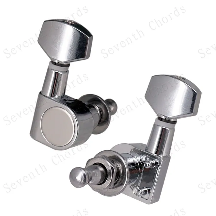 ein set 6 pcs keine ohr tuning pegs tuner mechaniken tuner für akustische elektrische gitarre keine notwendigkeit schraube montage 2 pin locking