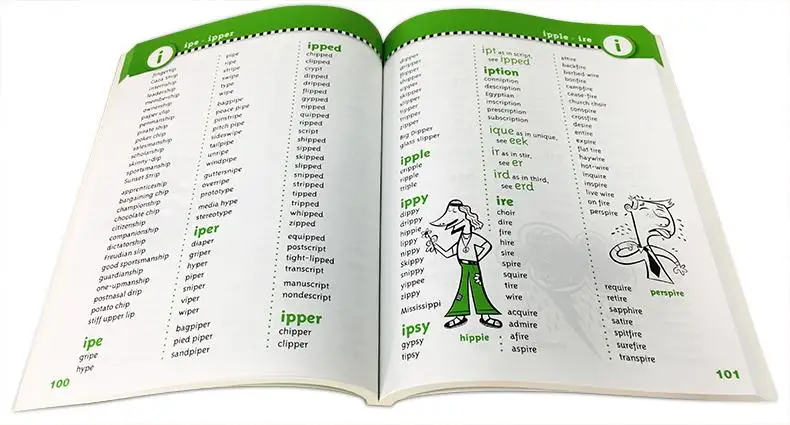 

Scholastic Original Children Popular Books Rhyming Dictionary Colouring English Exercise Assessment Picture Book for Kids