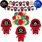 1 Набор, игровые фольгированные воздушные шарики в виде кальмара