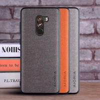 Case for Xiaomi Pocophone coque Luxury textile Leather skin soft hard phone cover for xiaomi pocophone case funda capa