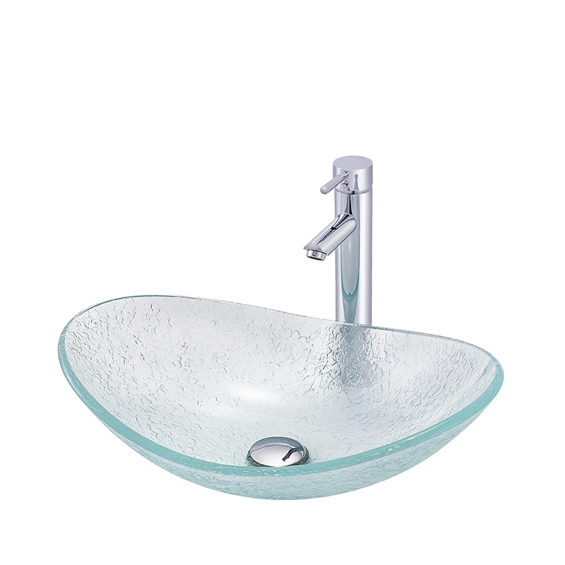 Настольная раковина простой Скульптура узор художественный дома закаленное