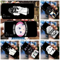 huagetop lewd sad japanese anime aesthetic black cell phone case for huawei nova 6se 7 7pro 7se honor 7a 8a 7c prime2019