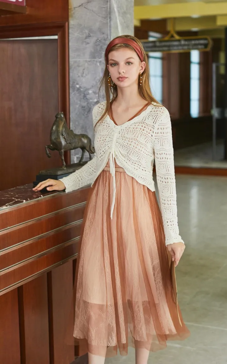 Vero Moda женское платье средней длины с трапециевидной подкладкой | 319446520
