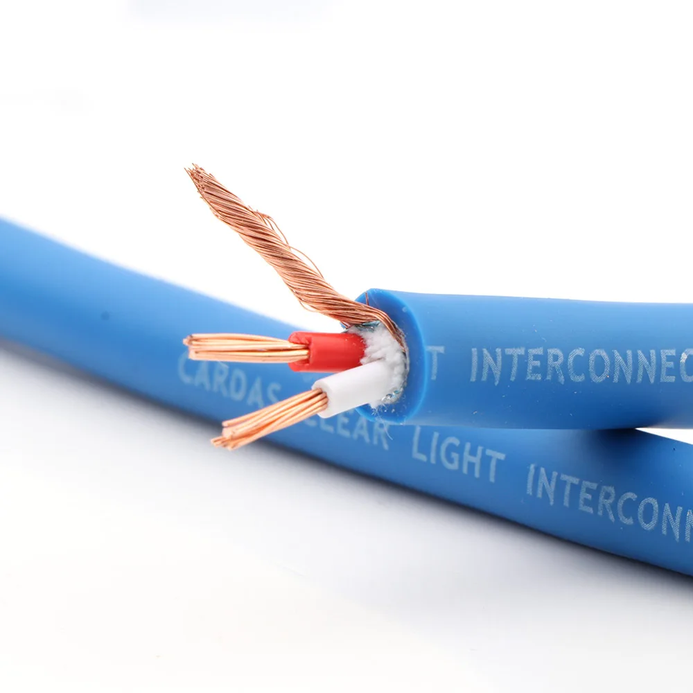 

yter clear light 6N OCC copper interconnect cable audio bluk RCA cable