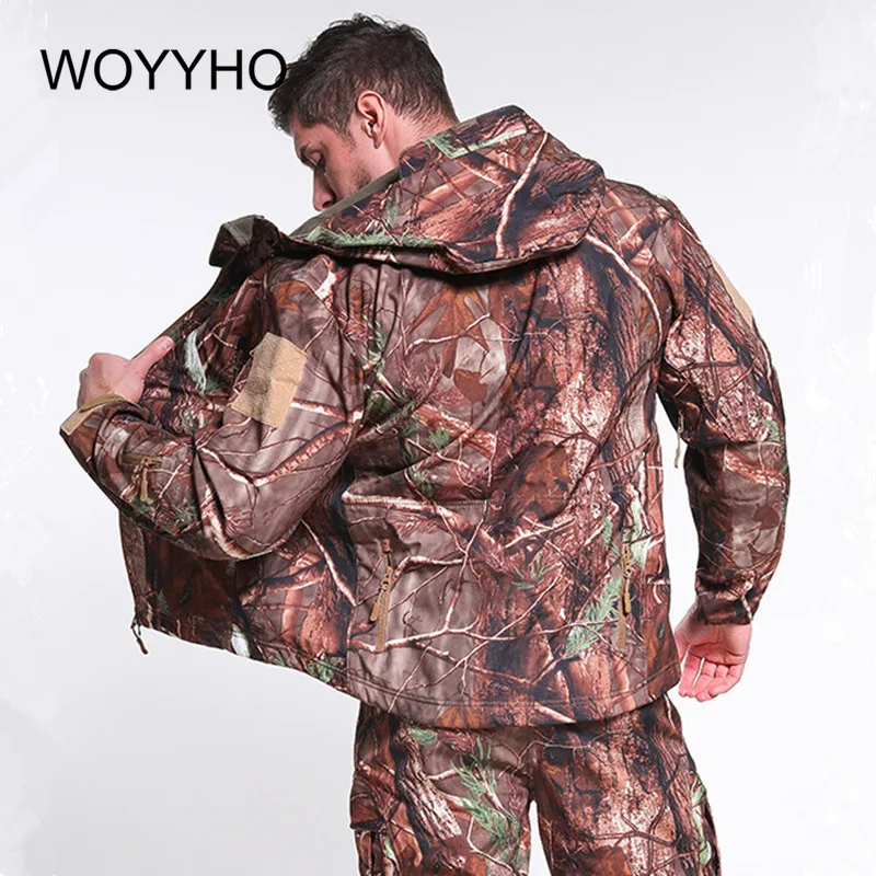 Зимняя Военная Тактическая походная куртка Мужская теплая армейская