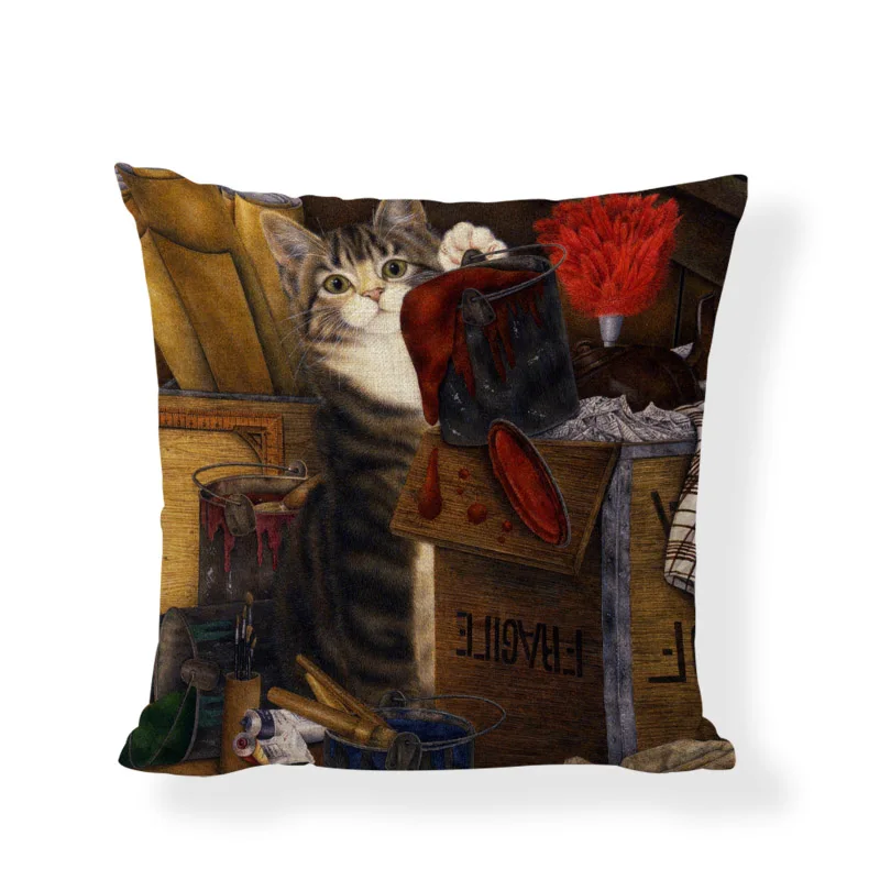 Модное искусство картина маслом стиль рождественский подарок гостиная диван