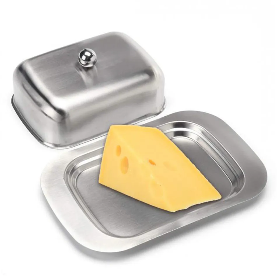 Контейнер для хранения масла TTLIFE 304 из нержавеющей стали контейнер сыра поднос с