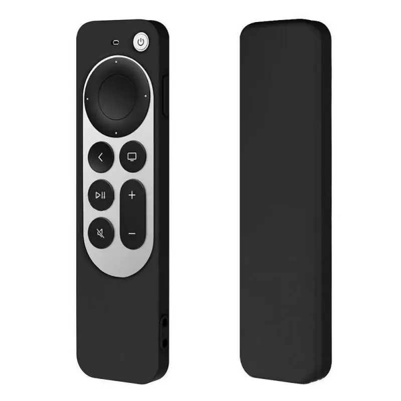 2021 Anti-Lost Protective Case for Apple TV 4K 2nd Gen Siri Remote  Anti-Slip Durable Silicon Shockproof Cover