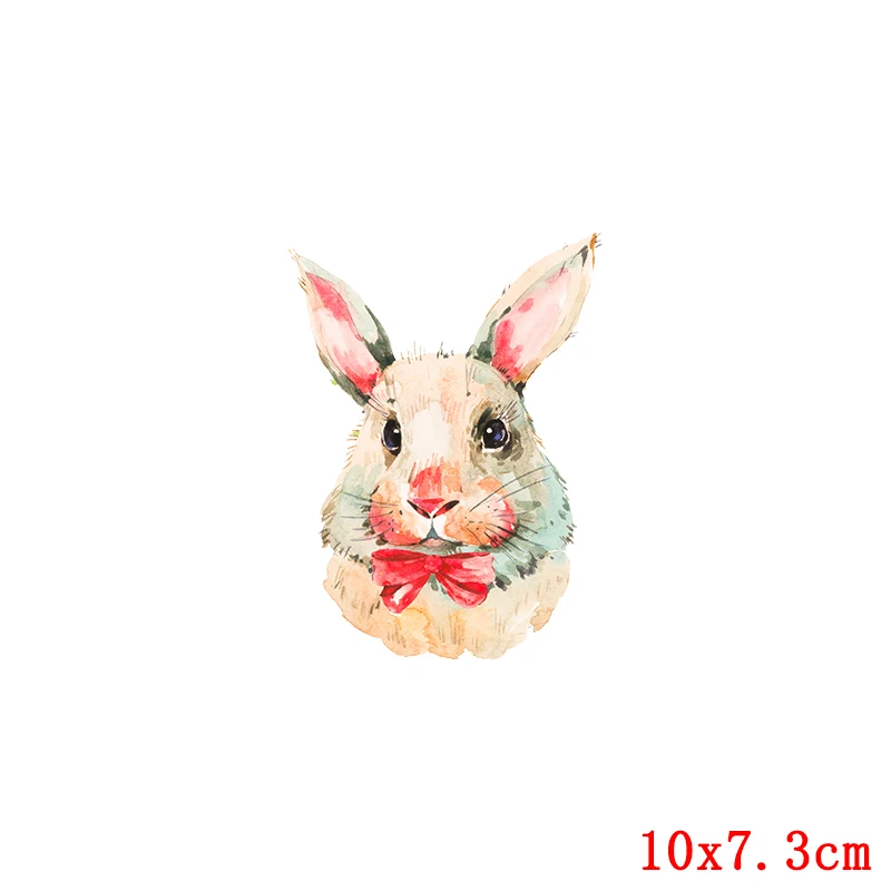 

Cartoon Cute Animals Iron on Transfers For Clothing Fabric Baby Kids Applique Badge Hot Vinyl Heat Transfer Stickers Easy Press