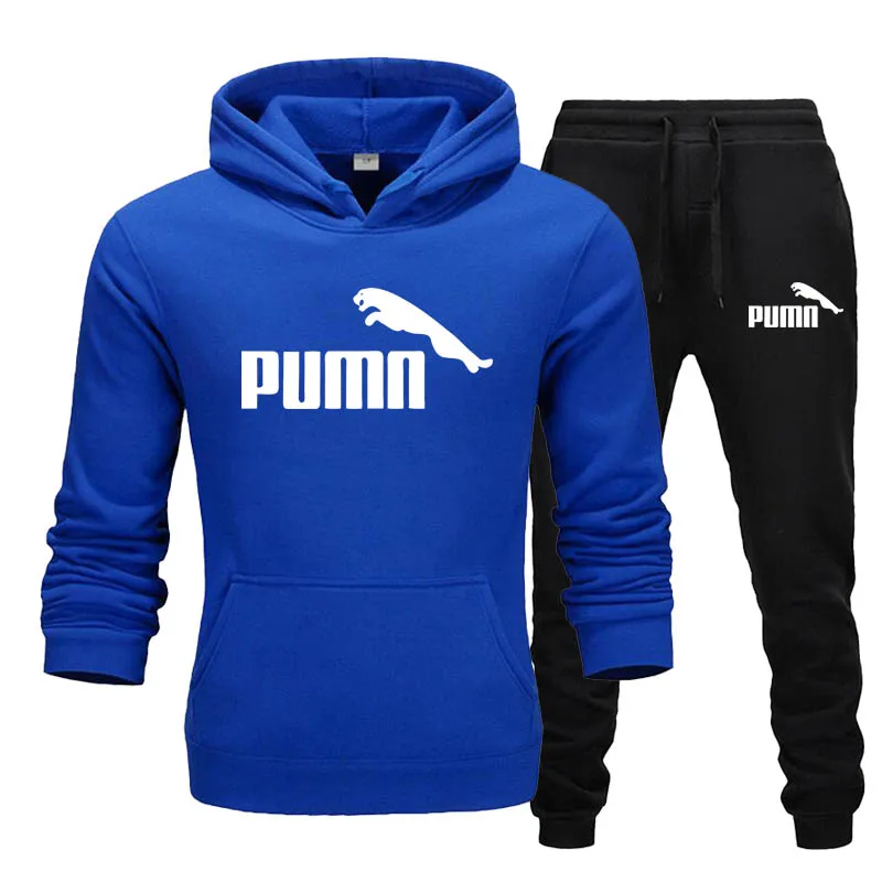 PUMBA 2020 новые модные мужские костюмы с капюшоном Брендовые спортивные для