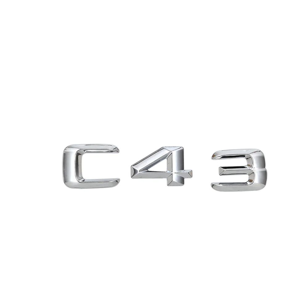 Наклейки на заднюю багажную табличку с логотипом для C класса C43 C55 C63 C160 C180 C200 C220 C230