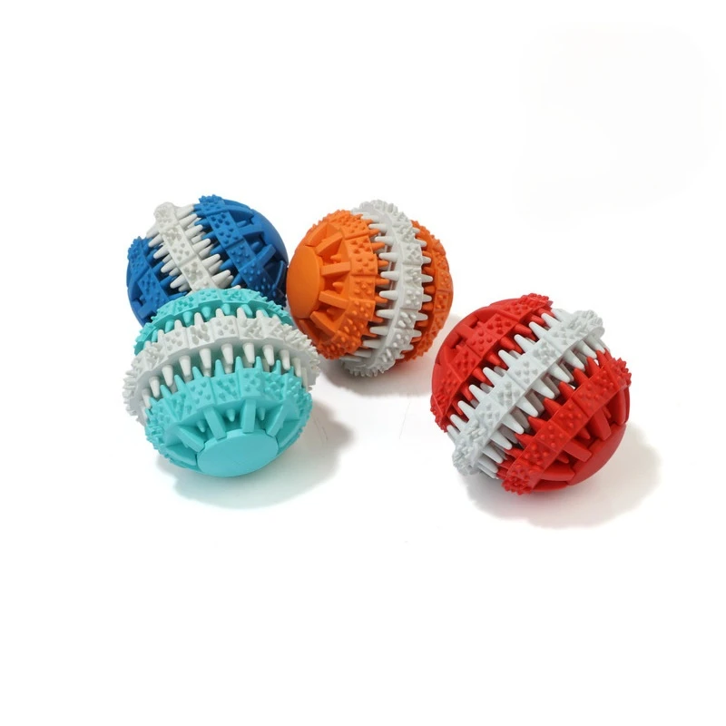 

The new dog molar cleaning teeth leaking ball can be stuffed with snacks rubber pet rubber toys pet products peluche