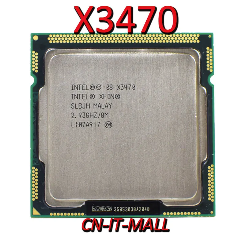 Вытяжной процессор Xeon X3470 2 93 ГГц 8 м 4 ядра потоков LGA1156|Компьютерные кабели и
