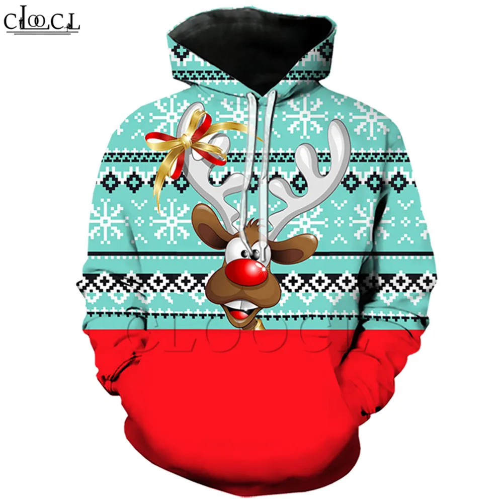 Merry Christmas Мужская Женская Футболка Harajuku 3D принт Jingle Bell Рождественский северный