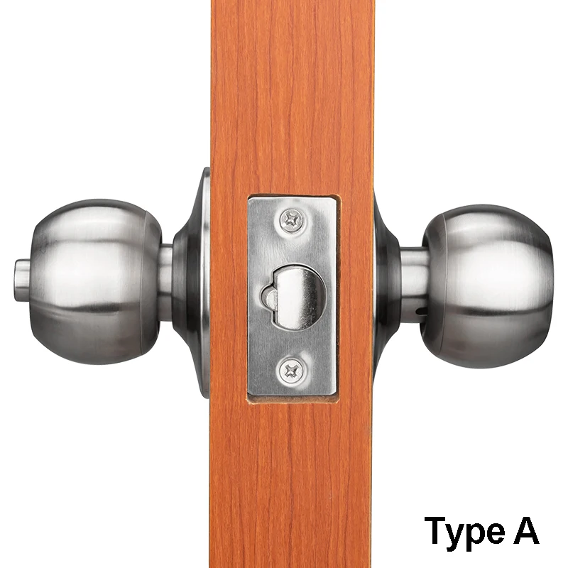 1 шт. дверной замок Бытовой Универсальный шариковый для ванной комнаты спальни