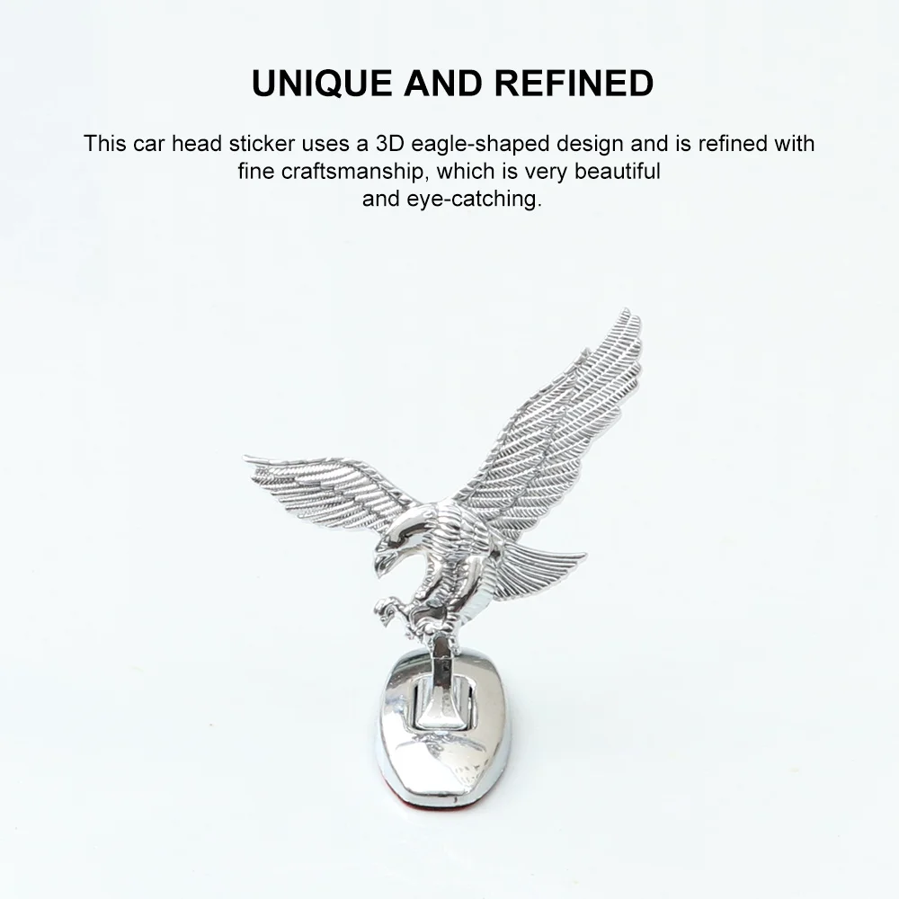 1 шт. передняя крышка автомобиля с орнаментом эмблема 3D орла аксессуары для