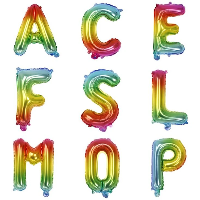 16 дюймов розовое золото номер воздушный шарик из алюминиевой фольги с надписью