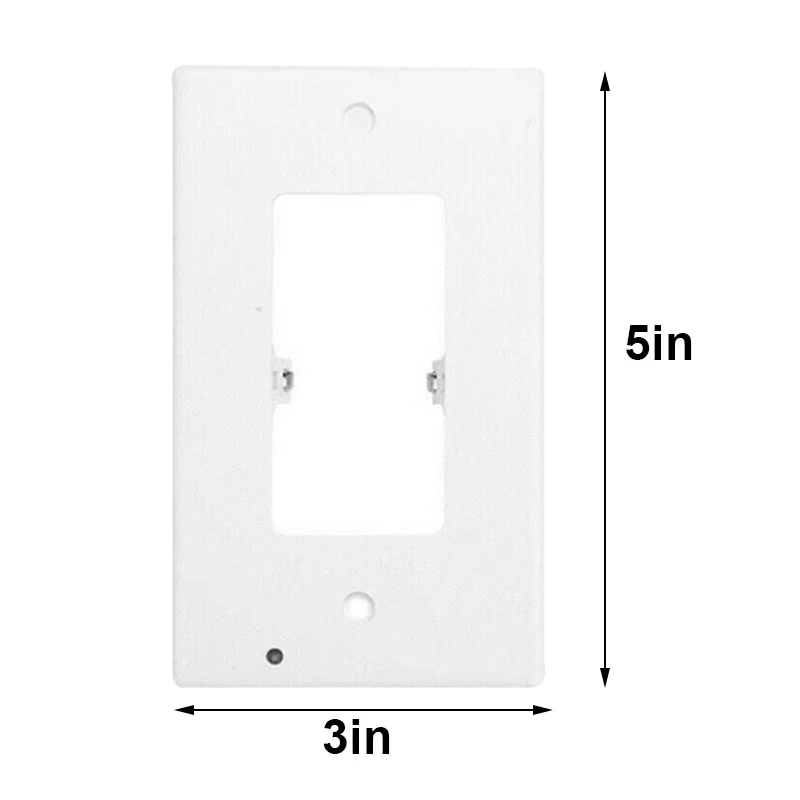 Крышка для настенной розетки 2 шт. светодиодный светильник с датчиком внешнего