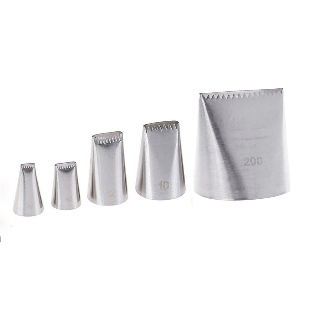 Новый 5 шт. тюльпан трубопровод сопла из нержавеющей стали цветок глазурь