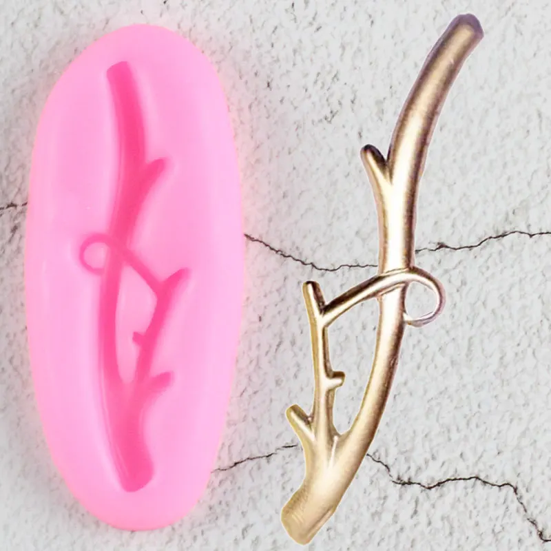 Силиконовые 3D формы в виде ветвей дерева сделай сам инструменты для украшения