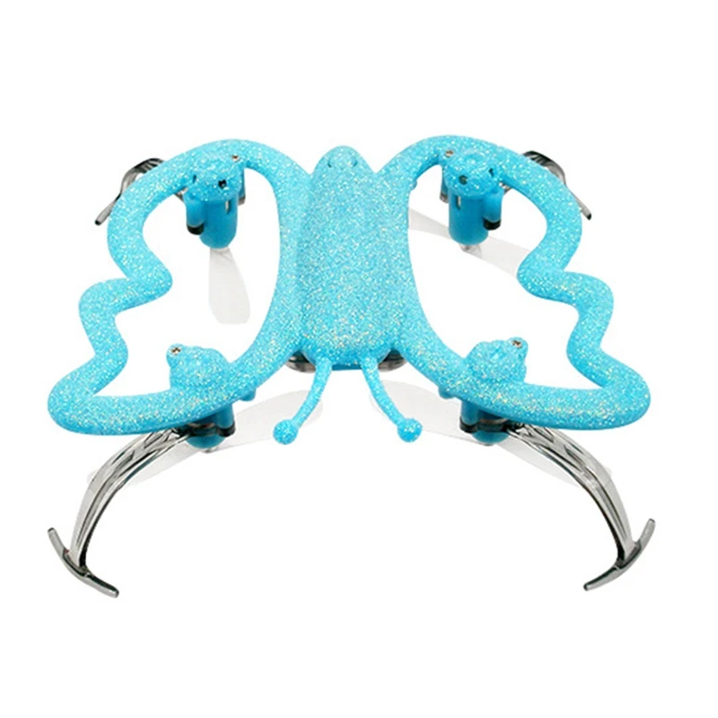 Дрон с бабочкой для детей-ручной светодиодный мини-Дрон помещений светодиодная