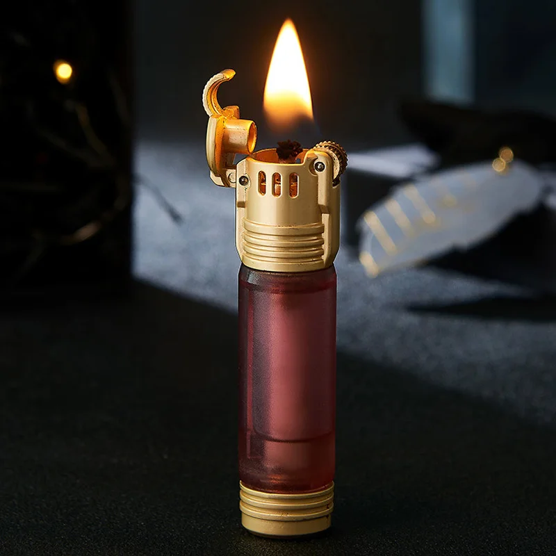 Ретро керосиновая Зажигалка шлифовальный круг огнеупорные зажигалки для