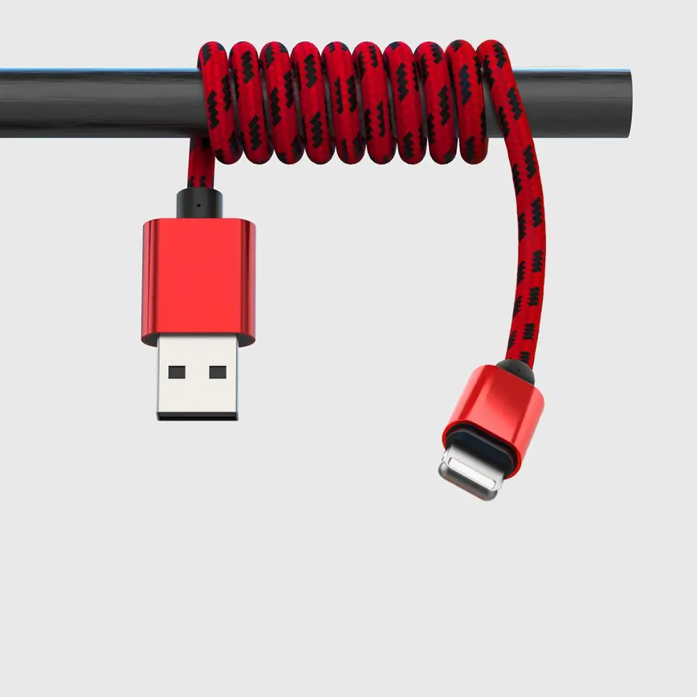 Red for Apple TeckNet зарядное устройство кабель Micro Usb кабель для iphone 11 usb type C Быстрая Зарядка адаптер зарядное устройство провод для samsung huawei Xiaomi шнур - Цвет: Red for Apple