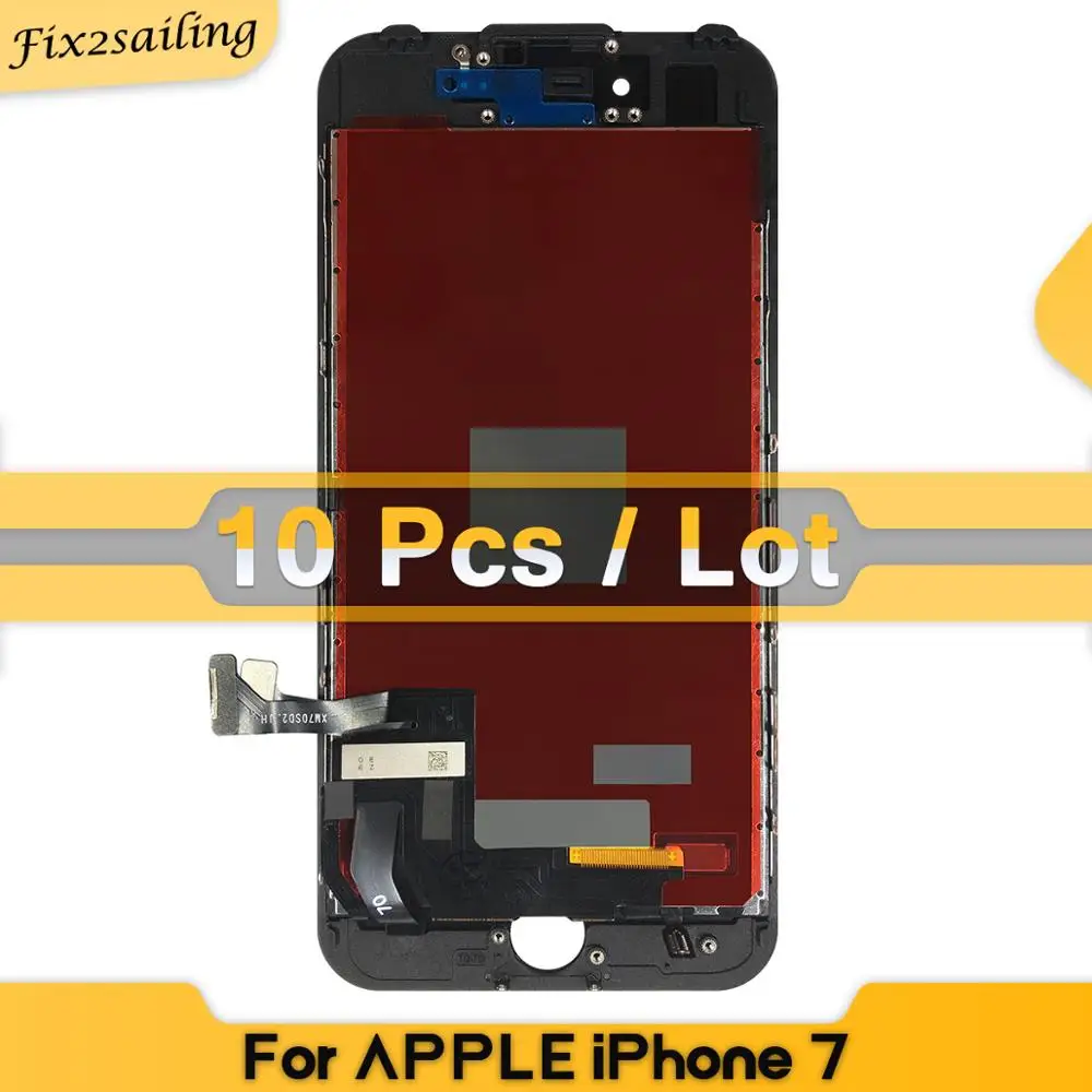 (10 шт./лот) AAA качественный ЖК дисплей для iPhone 7 сенсорный экран сборка Замена