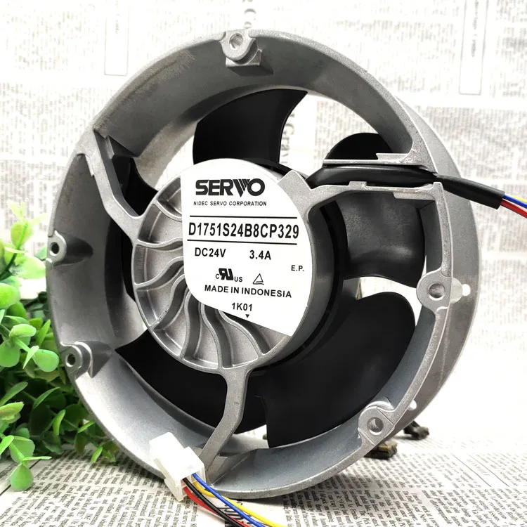 

Japanese Servo D1751s24b8cp329 17251 24V 4-Wire Inverter Fan Fan