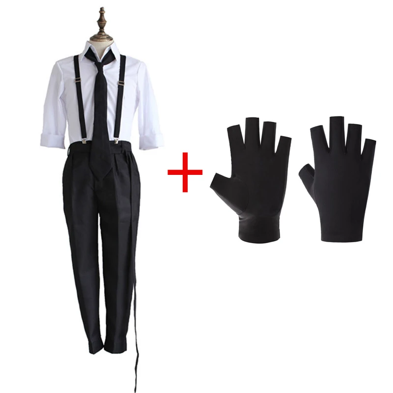 Униформа для косплея бродячих псов из аниме бродячие псы костюм атсуши Накадзимы