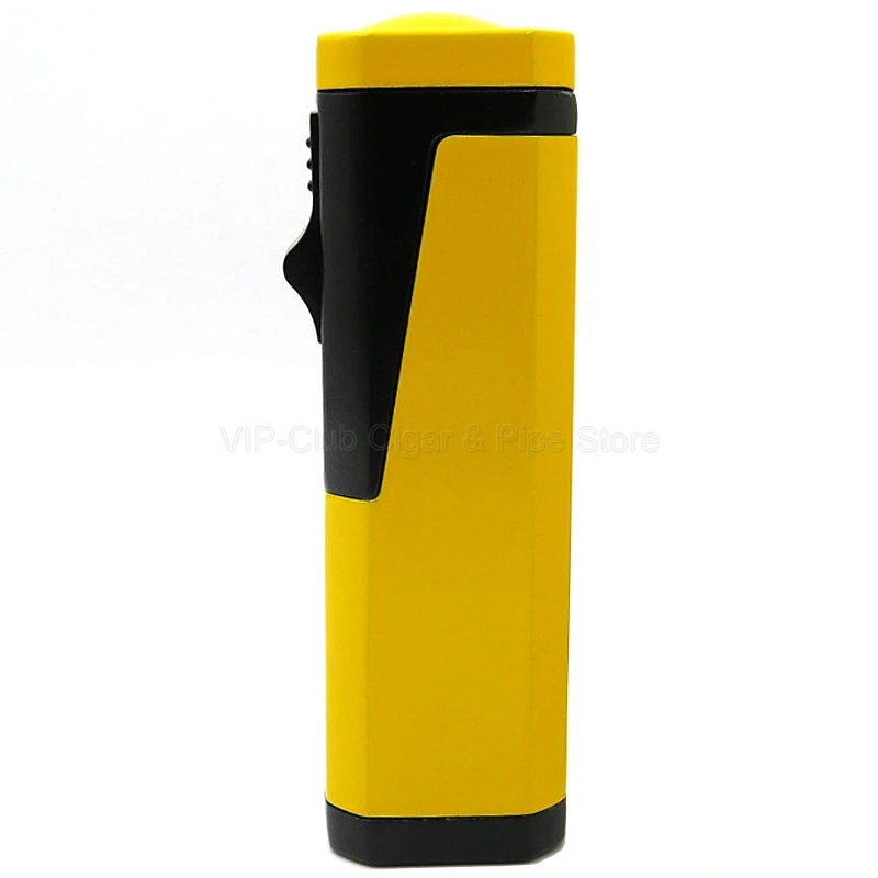 Cohiba Металл 3 фонарь Jet пламя сигарета зажигалка многоразового использования с удар гаджет инструмент для курения на открытом воздухе