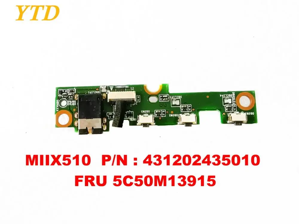 Оригинальная аудиоплата для Lenovo MIIX 510 MIIX510 PN 431202435010 FRU 5C50M13915 протестирована