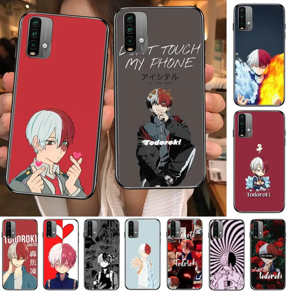 

Boku no My Hero Academia Todoroki Phone Case For XiaoMi Redmi 11 lite 9C 8A 7A Pro 10T 5G Anime Cover Mi 10 Ultra Poco M3 X3 NFC