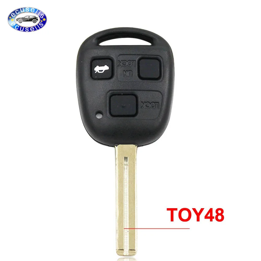 Распродажа! Чехол для автомобильного ключа с 3 кнопками резиновая накладка TOY48