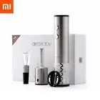 Электрическая Открывалка Youpin Circle Joy, мини-пробка для вина из нержавеющей стали аэратор для винного графина, умный подарочный набор для вина