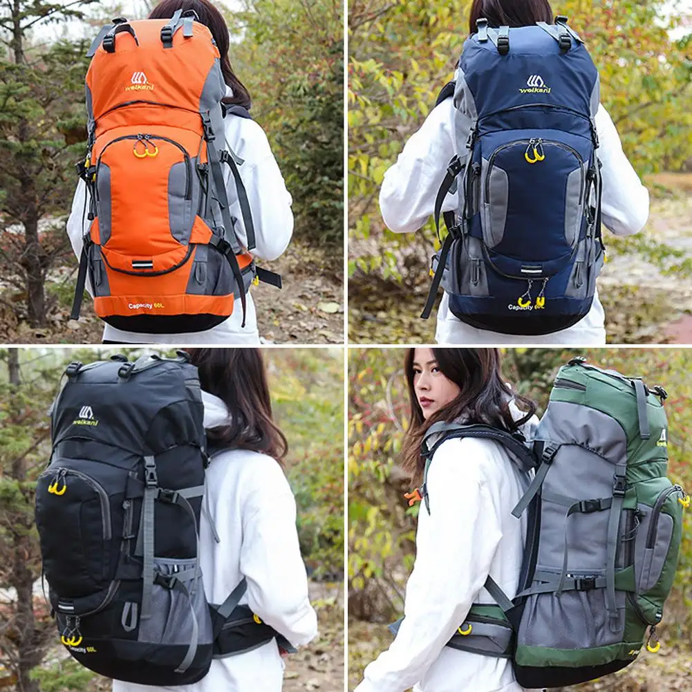 

Hiking Backpack Waterproof Lightweight Daypack With Rain Cover Travel Bag For Camping Mountaineering Outdoor Sports