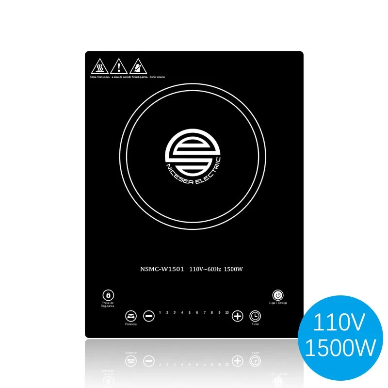 Induction Cooker Household 110V 1500W High-End Ultra-Thin Waterproof Touch Induction Cooker