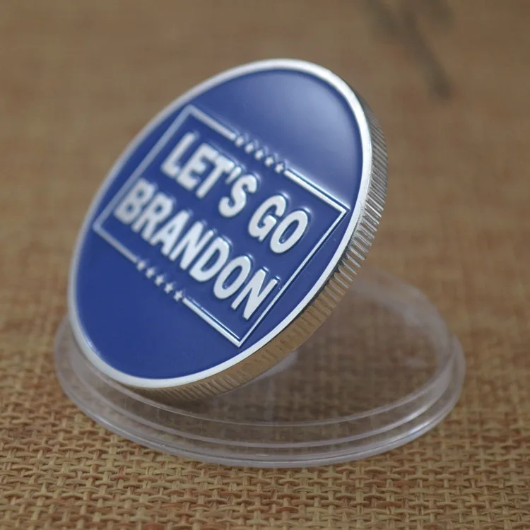 Let Go серебряная монета Брэндона сувениры Председателя FJB сторонники Трампа